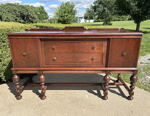 Wood brown sideboard doors 2 - doors,