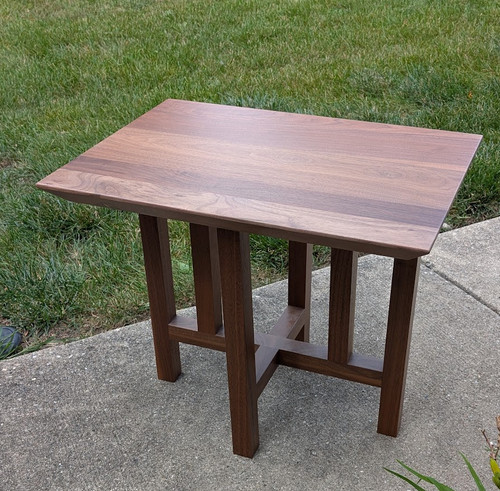 Solid custom walnut side - solid,